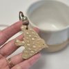 Ceramic bird pendant