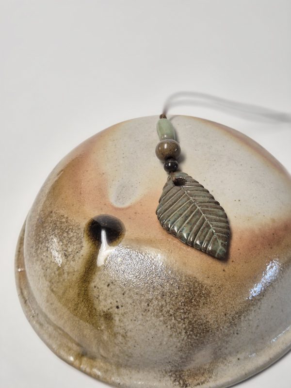 Ceramic leaf pendant