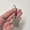 Ceramic leaf pendant