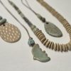 Ceramic beaded necklace