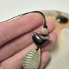 Ceramic blackbird pendant