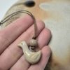 Ceramic goose pendant