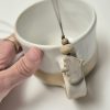 Ceramic bird pendant