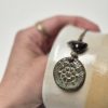 Ceramic blackbird pendant