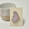 Ceramic brooch bird