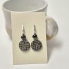 Ceramic dangle earrings