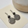 Ceramic dangle earrings