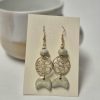 Ceramic vintage statement earrings