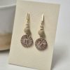 Ceramic floral earrings