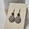 Ceramic drop earrings