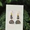 Ceramic drop earrings