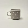 Coffee cup with hearts