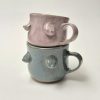 Ceramic tea mug in blue