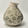 Ceramic sgraffito vase