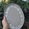 Ceramic oval plate
