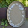 Ceramic oval plate